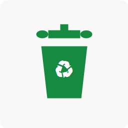 Recycle bin logo